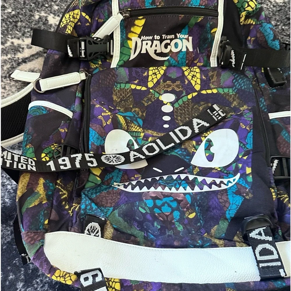 Aolida 1975 Limited Edition How To Train Your Dragon School Backpack Bag